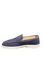 Navy Blue Nubuck Leather Daily Casual Shoes - Light Summer Shoes - 5