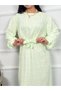 Elastic Waist Self Belted Chiffon Dress Rc1057 - 3