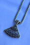 Motifed Handcrafted Stainless Steel Chain Men's Necklace - 3