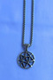 Geometric Pattern Handcrafted Stainless Steel Chain Men's Necklace - 4