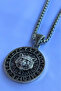 Wolf Vegvisir Compass Handcrafted Stainless Steel Chain Men Necklace - 3