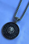 Viking Handcrafted Stainless Steel Chain Men's Necklace with Lion - 5