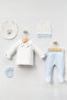 Baby Boy Scored Baby Boy Newborn 5 Piece Hospital Release Bodysuit Set - 6