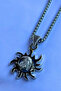 Eagle Biohazard Handcrafted Stainless Steel Chain Men's Necklace - 3