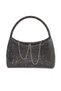 Platinum Evening Dress Bag. Evening Dress Bag with Stones. Women's Evening Dress Bag. Evening Bag Metallic. Invitation Wedding Bag. - 9