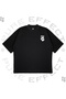 Unisex Oversize Stussy Playing Card Printed Boxy Fit Thick Fabric T-Shirt