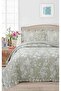 Ruffled Patterned Double Bedspread Set - 240x260 cm - With PVC Bag - Daily Use and Bridal Trousseau