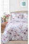 Ruffled Patterned Double Bedspread Set - 240x260 cm - With PVC Bag - Daily Use and Bridal Trousseau
