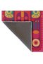 Nora Art Pink Themed Abstract Patterned Tasseled Woven Base Carpet Noraart47Pink - 3