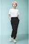 Girls' School Pants with Elastic Waist and Legs