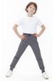 Girls' School Pants with Elastic Waist - 7