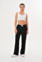 Women's Black Full Zipper Stripe Tracksuit Set – Comfortable and Stylish Sport Style - 5