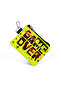 Kids Black Neon Yellow Game Over Patterned Coin Purse 21828 - 4