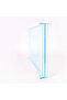 Clear Blue Rectangular Acrylic Serving Platter - 50 X 36 X 6 Cm - 1.75 Kg - 2