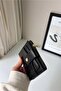 Ela Medium Size Detachable Card Holder Detailed Faux Leather Wallet - 3
