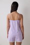 Lilac Dotted Şortlu Pijama Takımı - 5