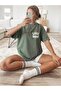 Women's Simple Print T-Shirt, Round Neck, Short Sleeve, Graphic Print
