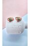 Heart Figured Colorful Enamel Xuping Earrings - 4