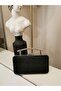 Women's Evening Big Black Shiny Chain Wedding Night Party Bag - 5