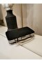 Women's Evening Big Black Shiny Chain Wedding Night Party Bag - 6