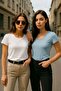 Women's 100% Cotton 2-Pack Short Sleeve Round Neck T-Shirt
