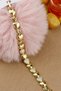 Xuping Bracelet - Vip Xuping Zircon Stone Trend Heart Model Gold Stylish Karamaz Bracelet 17+2cm - 5