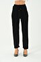 Women's High Waist Shiny Satin Pantalon - 4