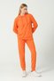 Women's Soft Fabric Tracksuit Set Sweatpants and Sweatshirt - 2