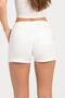 Women's Ecru Shorts Mini Sports Shorts - 4