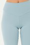 Women's Gathering High Waist Short Leggings Stretchy Sports Leggings - 8