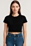 Women's 4 Pack Oversize Crop T-Shirt 100% Cotton Crew Neck T-Shirt - 5