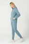 Women's Soft Fabric Tracksuit Set Sweatpants and Sweatshirt - 3