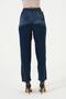 Women's high waist shiny satin pantalon - 7