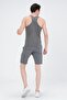 Men's Swimmer Cut Sports Tank Running Athlete Tank Top - 6