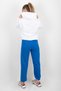 Women's Sweatpants with Elastic Legs and Pockets - 2