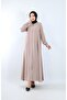 Mevlana Handle Ribbed Medina Silk Summer Ferace