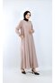 Mevlana Handle Ribbed Medina Silk Summer Ferace - 3