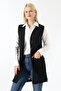 Women's Black Seasonal Knitwear Vest - 3