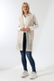 Women's Beige Seasonal Knitwear Vest - 4