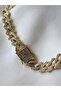 Gourmet Necklace Zircon Gold Clamp Model - 5