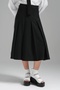 Women's Two Piece Special Design Tie and Pleated Skirt