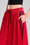 Women's Stripe Detailed Elastic Waist Design Skirt - 3