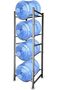 4Tier Water Bottle Organizer,5 Gallon Water Bottle Holder, Water Bottle Rack Stainless Steel Shelf E - 2