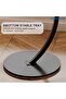 C-Shaped End Table, Sofa Side Table, Bedside End Table, Portable and Easy to Assemble Nightst - 8