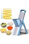 Vegetable Chopper Safe Mandoline Slicer for Kitchen, Multifunctional Chopper Vegetable Cutter, Julie - 2