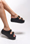 Brenphira Women's Slippers 001220   Black - 5