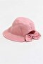Women's Brdy Powder Linen Hat with Bow Detail - 2