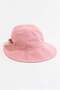 Women's Brdy Powder Linen Hat with Bow Detail