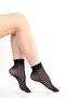 Zebra Socket Socks Black