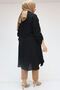 58071-1 Plus Size Muslin Shirt with Front Pockets - Black - 5